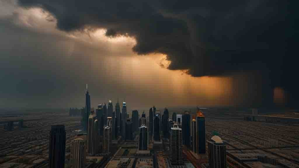 Des inondations cataclysmiques à Dubaï causées par la goutte froide