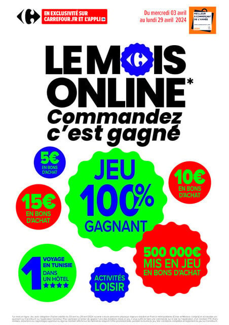 Le Mois Online Du 03/04 au 29/04