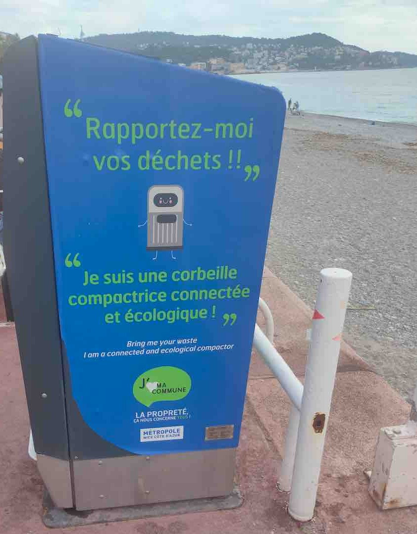 Tri sélectif : des poubelles connectées à Nice