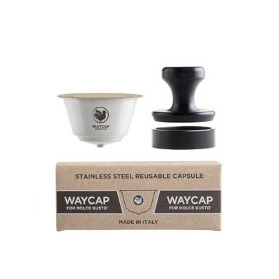 Kit capsule rechargeable en inox WAYCAP pour machine à café Dolce gusto