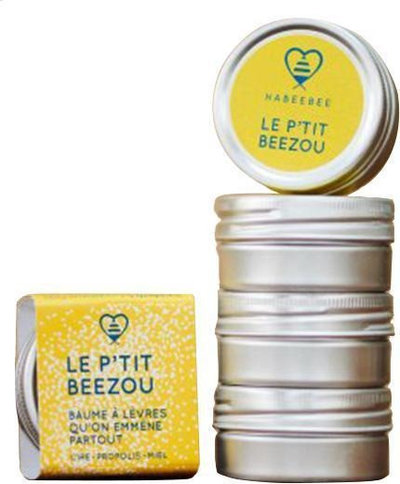 Baume à lèvres à la cire d’abeille « Le p’tit beezou » 15 ml