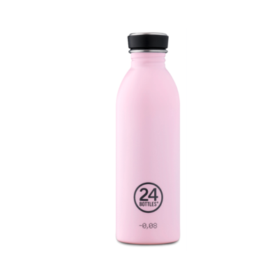 Bouteille urbaine Pastel Collection Candy Pink inox 
