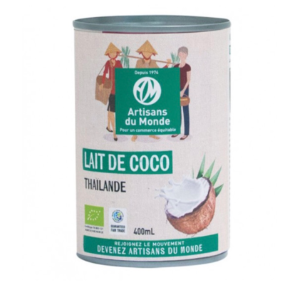Lait de coco biologique et équitable 400 ml