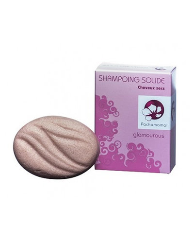 Shampoing solide Glamourous cheveux secs 65 g