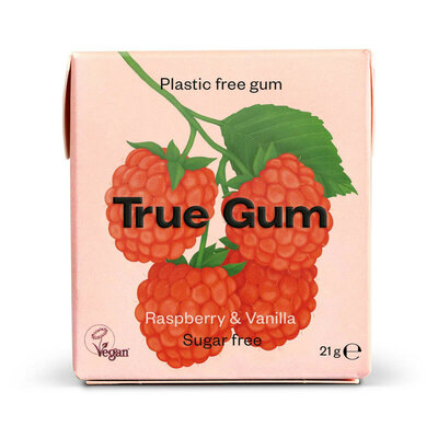 Chewing gum framboise - biodégradable