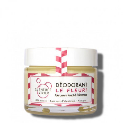 Déodorant crème Géranium et Palmarosa Le Fleuri 50 g