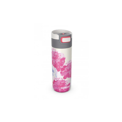 Mug isotherme Etna Pink blossom  inox anti fuite