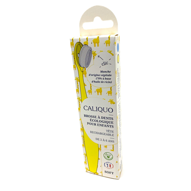 Brosse A Dents Rechargeable Enfant Jaune Caliquo